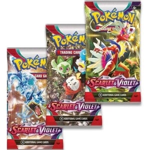 Track Stock of Pokemon Scarlet & Violet Booster 3 Booster Pack Bundle