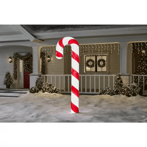Track Stock of 7 ft. LED Candy Cane Holiday Yard Decoration