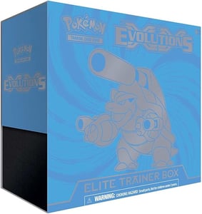 Track Stock of Pokemon XY12 Elite Trainer Box Evolutions Blastoise