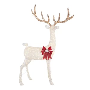 Track Stock of 8.5 ft. Giant-Sized LED Buck With Bow