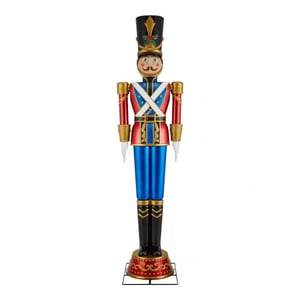 Track Stock of 8 ft. Giant -Sized Animated LED Toy Soldier