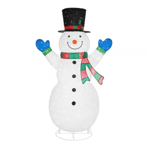Track Stock of 8 ft. Yuletide Lane LED Collapsible Snowman