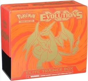 Track Stock of Pokemon XY Evolutions Charizard Elite Trainer Box
