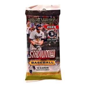 Track Stock of 2024 Topps MLB Stadium Club Baseball Fat Pack Track Stock of 2024 Topps MLB Stadium Club Baseball Fat Pack