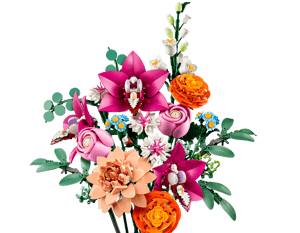 Track Stock of LEGO Pretty Pink Flower Bouquet - 10342