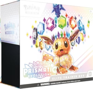 Track Stock of Pokemon Prismatic Evolutions - Elite Trainer Box
