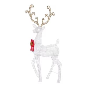 Track Stock of 5 ft. Icicle Shimmer Twinkling LED Deer