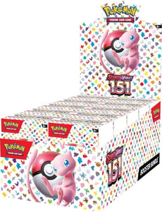 Track Stock of Pokemon Scarlet & Violet 151 Booster Display Box