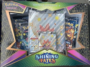 Track Stock of Pokemon Shining Fates Shiny Eldegoss V Box