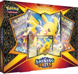 Track Stock of Pokemon Shining Fates Collection Pikachu V Box