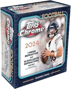 Track Stock of 2024 Topps Football Chrome Mega Box Track Stock of 2024 Topps Football Chrome Mega Box