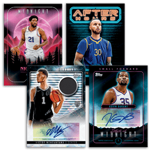 Track Stock of 2023-24 Topps Midnight Basketball Hobby Box Track Stock of 2023-24 Topps Midnight Basketball Hobby Box