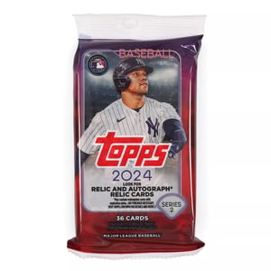 Track Stock of 2024 Topps Series 2 MLB Baseball Fat Pack Track Stock of 2024 Topps Series 2 MLB Baseball Fat Pack