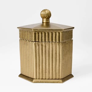 Track Stock of Vintage Metal Decorative Box