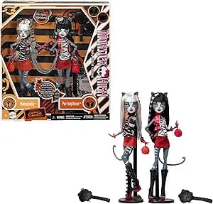 Track Stock of Monster High Doll 2-Pack - Meowlody and Purrsephone 