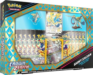 Track Stock of Pokemon Shiny Zacian Premium Figure Collection