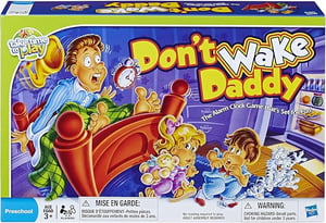 Track Stock of Hasbro Don't Wake Daddy Game Board Games 