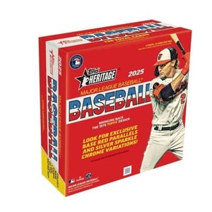 Track Stock of 2025 Topps Heritage Baseball MLB Mega Box (Monster) Track Stock of 2025 Topps Heritage Baseball MLB Mega Box (Monster)