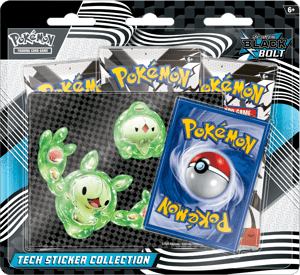 Track Stock of Pokemon Black Bolt Tech Sticker 3 Pack