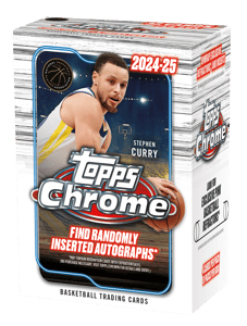 Track Stock of 2024-25 Topps NBA Chrome Basketball Blaster Box Track Stock of 2024-25 Topps NBA Chrome Basketball Blaster Box