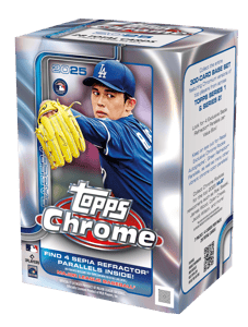 Track Stock of 2025 Topps Chrome MLB - Value Box Track Stock of 2025 Topps Chrome MLB - Value Box