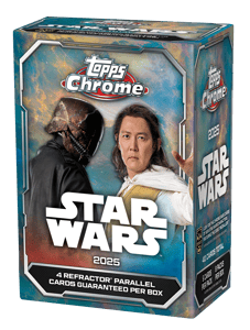 Track Stock of 2025 Topps Chrome Star Wars Value Box Track Stock of 2025 Topps Chrome Star Wars Value Box