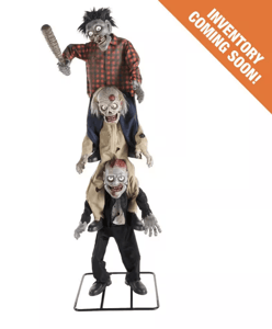 Track Stock of Animated LED Zombie Stack Trio 
