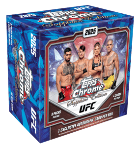 Track Stock of 2025 Topps Chrome Sapphire UFC Track Stock of 2025 Topps Chrome Sapphire UFC