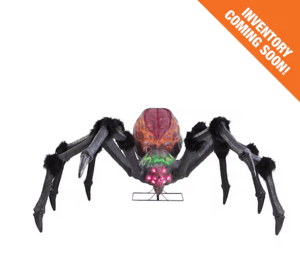 Track Stock of 9.5 ft. Giant-Sized Arachnophobia Spider by Home Depot