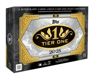 Track Stock of 2025 Topps Tier One Baseball Hobby Box Track Stock of 2025 Topps Tier One Baseball Hobby Box