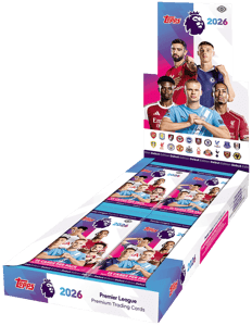 Track Stock of Topps Premier League 2026 Hobby Box