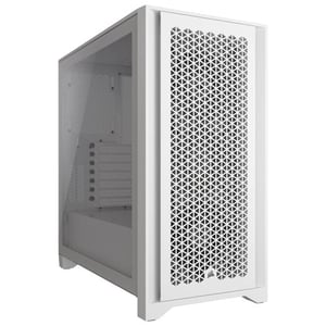 Track Stock of Corsair 4000D RGB Airflow ATX Computer Case - White