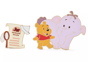 Track Stock of Winnie the Pooh and Lumpy Pin Set