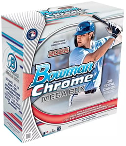 Track Stock of 2025 Topps Bowman Chrome Baseball Mega Box Track Stock of 2025 Topps Bowman Chrome Baseball Mega Box