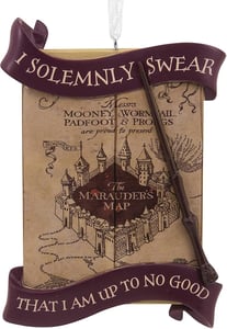 Track Stock of Hallmark Harry Potter Marauder's Map Christmas Ornament