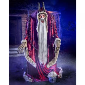 Track Stock of 6 Ft 6 In Krampus Animatronic