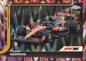 Track Stock of 2025 Topps Chrome Formula 1