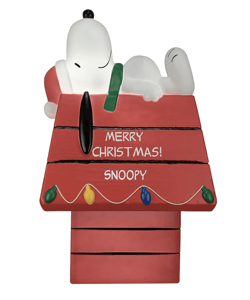 Track Stock of 3-ft LED Snoopy Doghouse Christmas Blow Mold