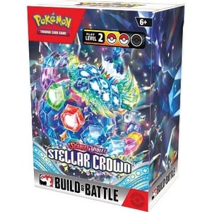 Track Stock of Pokemon Scarlet & Violet Stellar Crown Build Battle Box