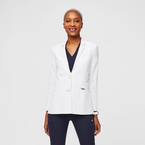 Track Stock of Figs Bellevue Short Lab Coat