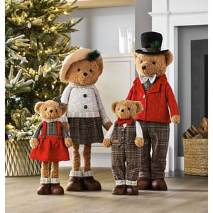 Track Stock of Member's Mark Plush Bear Family, Set of 4