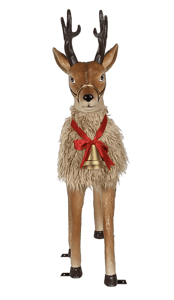 Track Stock of Brown Reindeer Animatronic Christmas Decoration