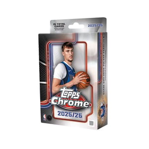 Track Stock of 2025-26 Topps NBA Chrome Basketball Hanger Box Track Stock of 2025-26 Topps NBA Chrome Basketball Hanger Box