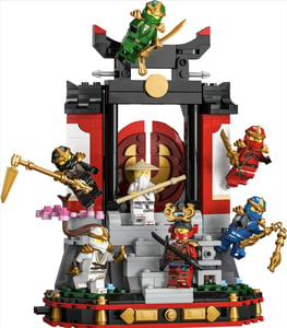 Track Stock of LEGO Ninja Character Display 15th Anniversary - 71866