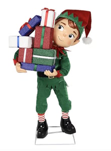Track Stock of 53.5-in Freestanding Elf Yard decoration