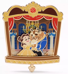 Track Stock of Beauty and the Beast Slider Pin 