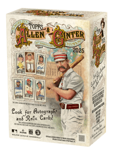 Track Stock of 2025 Topps Allen & Ginter Baseball Value Box Track Stock of 2025 Topps Allen & Ginter Baseball Value Box