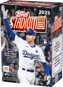 Track Stock of 2025 Topps Stadium Club Baseball Blaster Box Track Stock of 2025 Topps Stadium Club Baseball Blaster Box