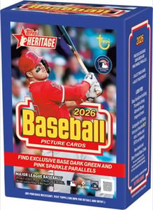 Track Stock of 2026 Topps Heritage Baseball Blaster Box (Value) Track Stock of 2026 Topps Heritage Baseball Blaster Box (Value)