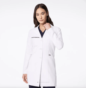 Track Stock of Bellevue Slim Long Lab Coat
